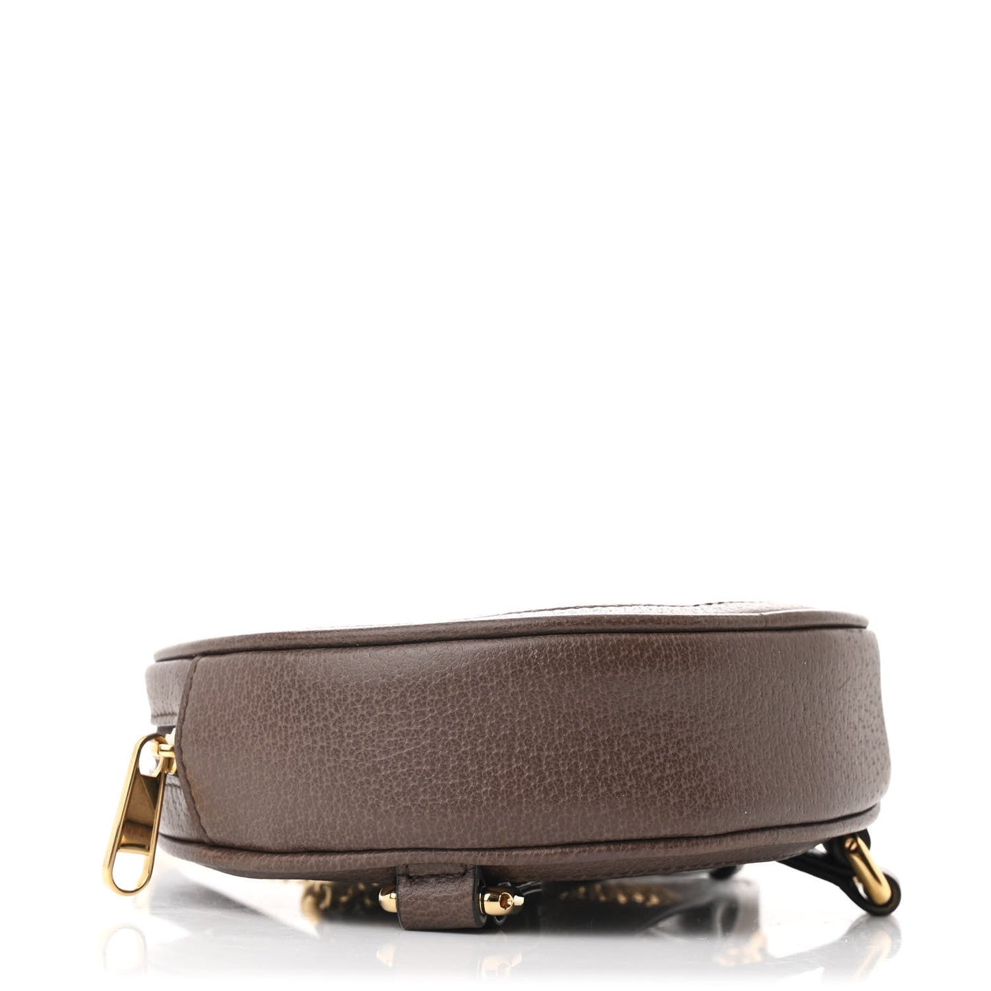 Gucci Ophidia Mini Round Backpack GG Supreme Coated Canvas Bag - Beige