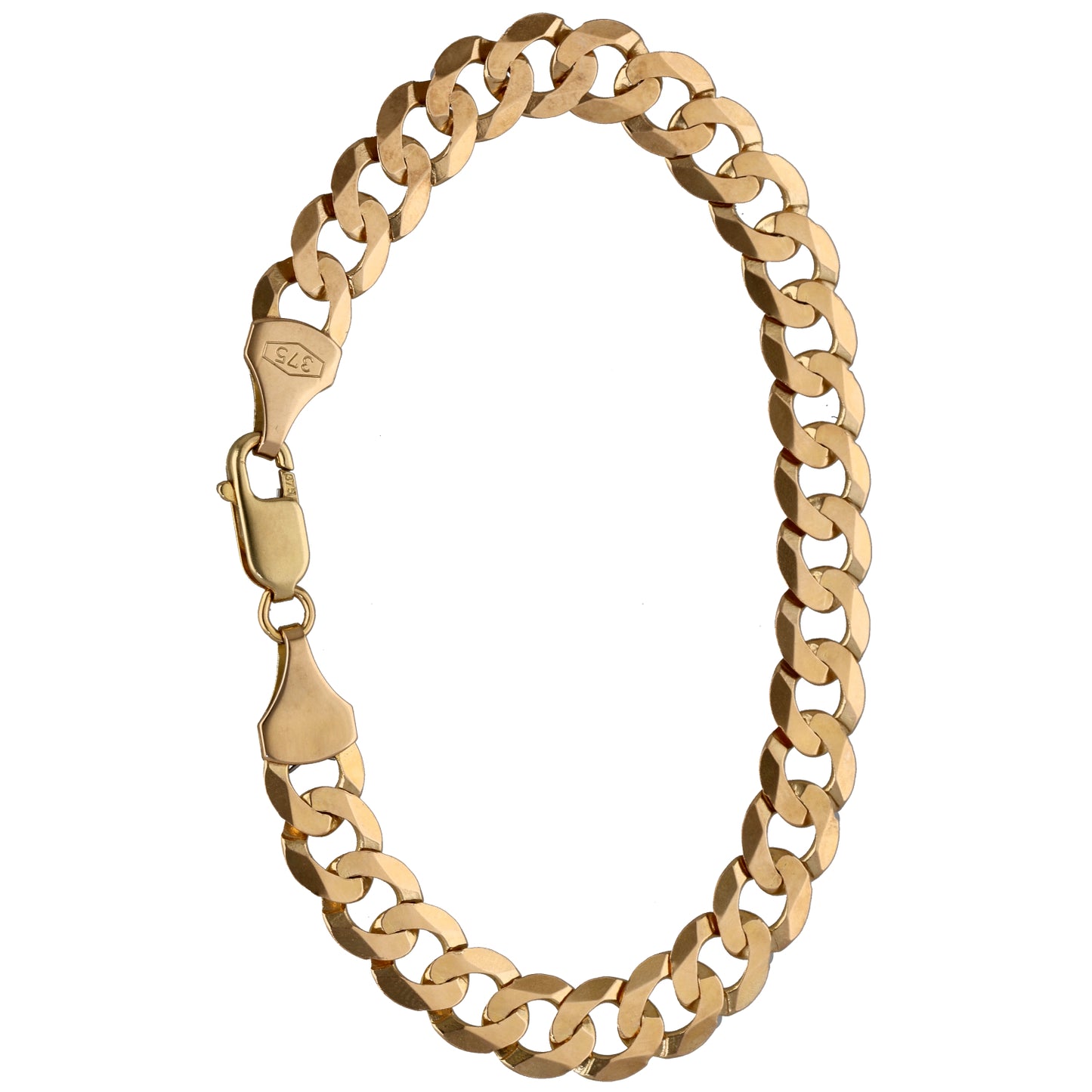 9ct Gold Curb Bracelet