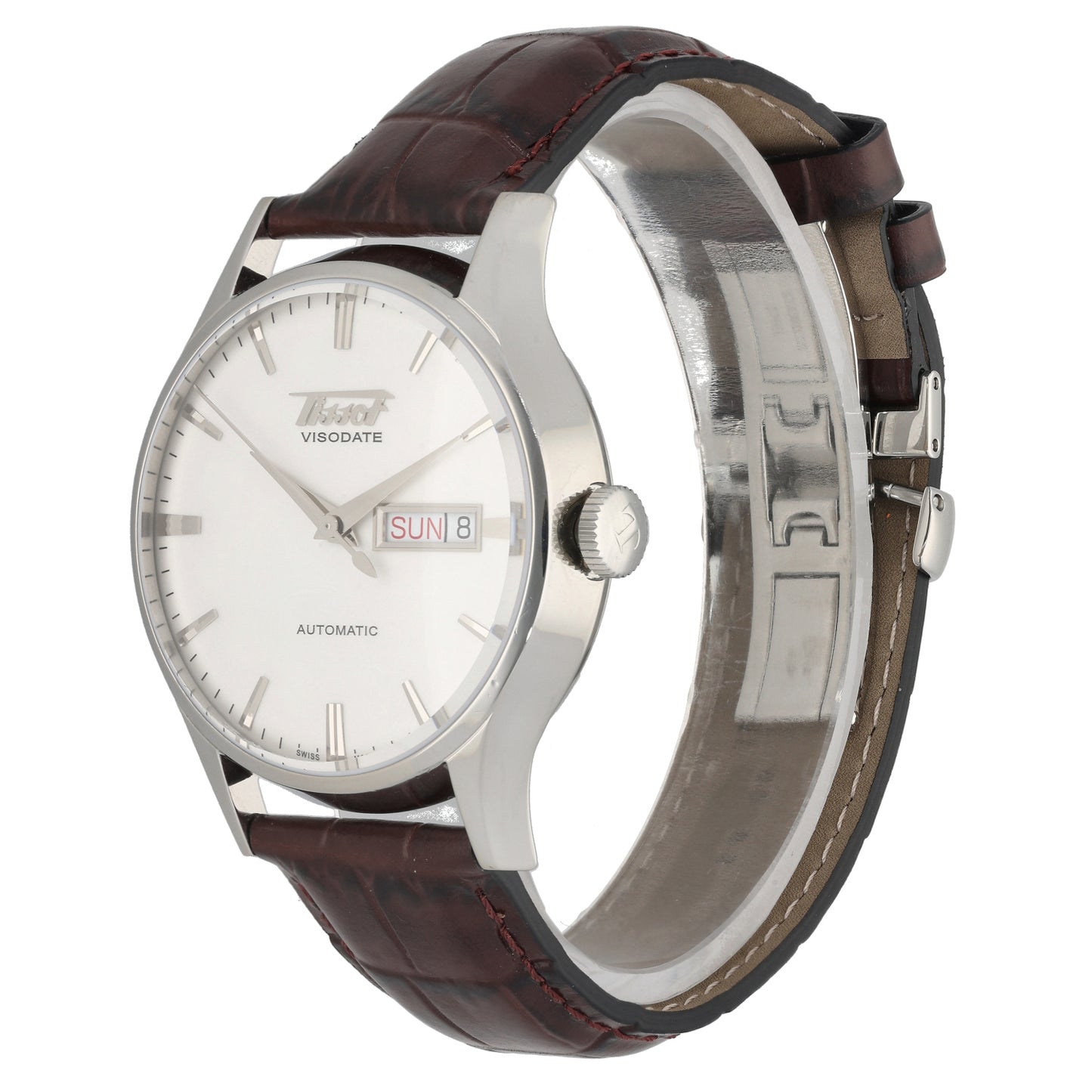 Tissot Visodate T019430 B 40mm Stainless Steel Watch