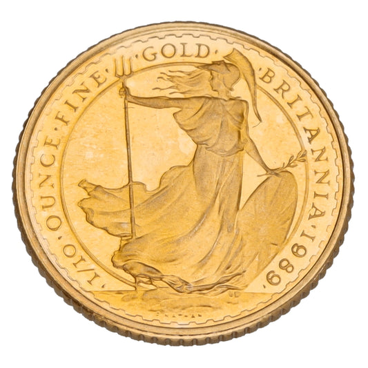 22ct Gold Queen Elizabeth II 1/10 OZ Britannia Coin 1989