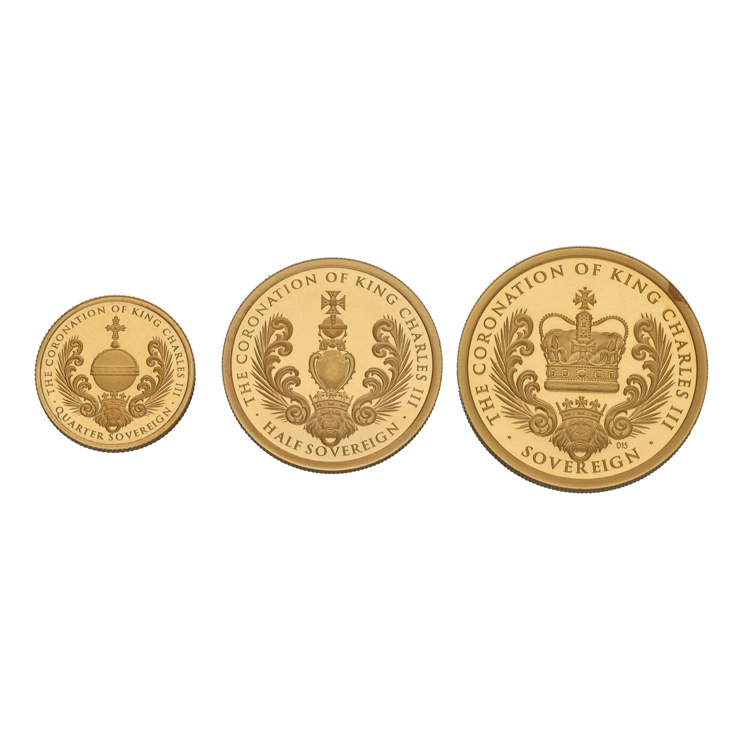 22ct Gold The Coronation Of King Charles III Sovereign Coin Set 2023