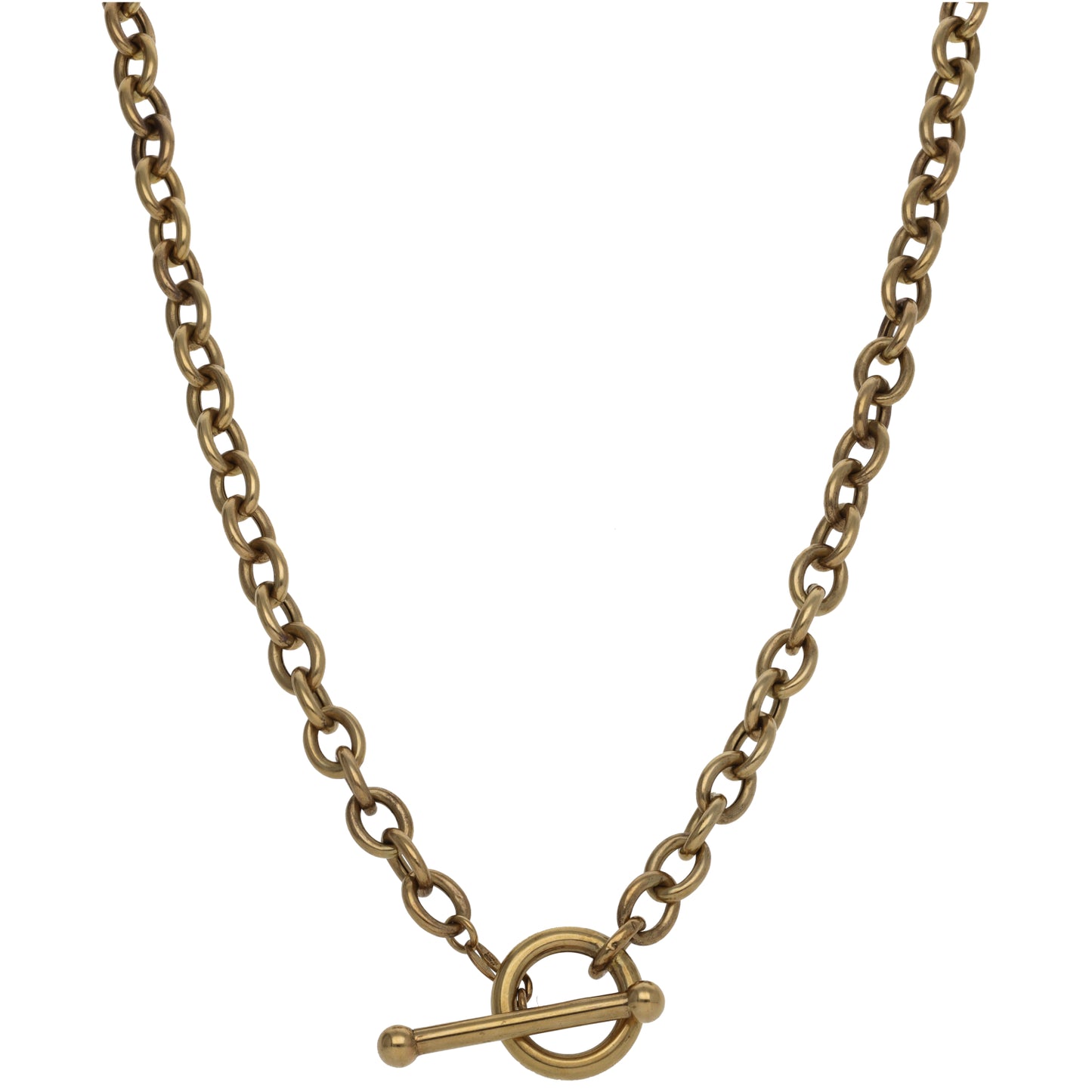 9ct Gold Belcher Chain 18"