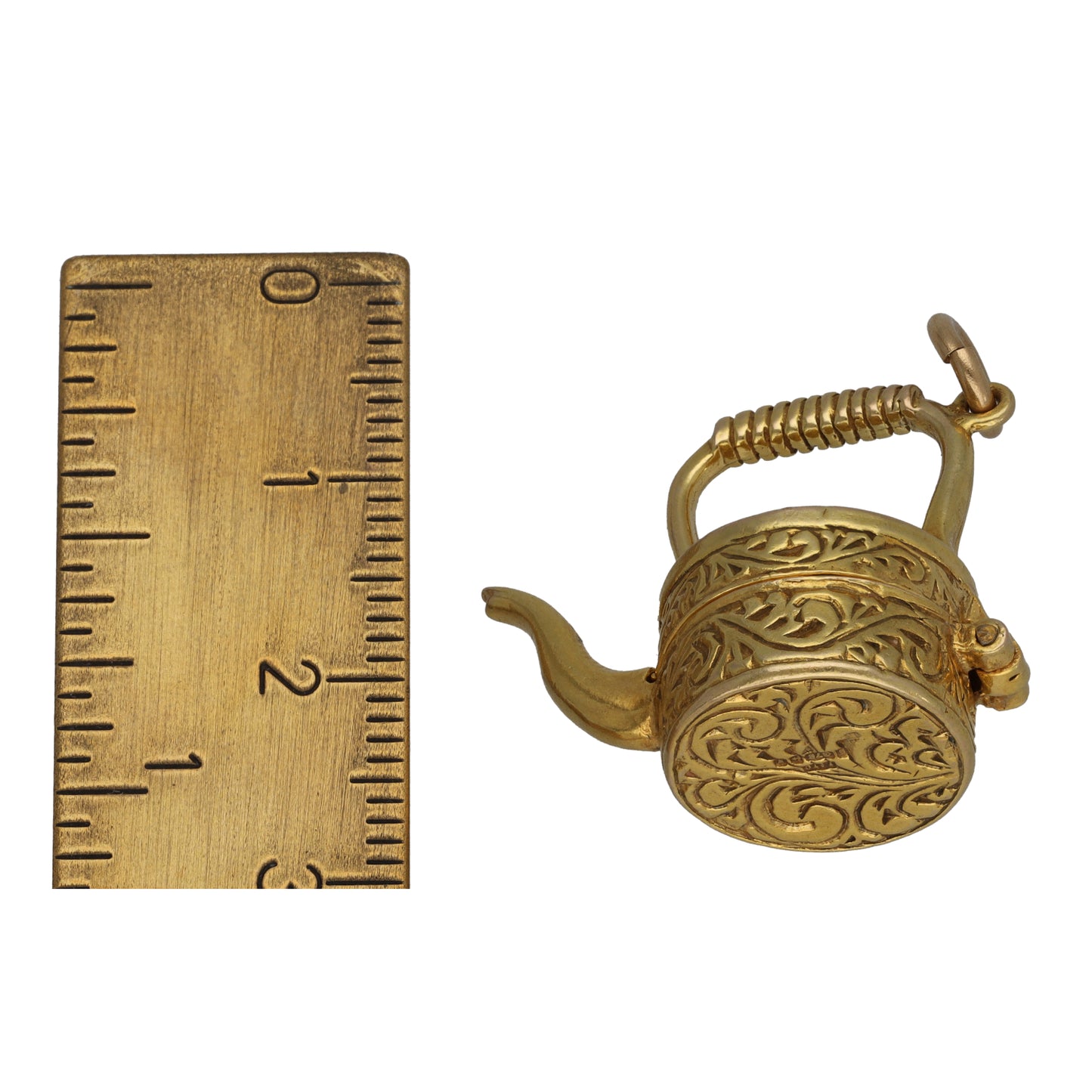 9ct Gold Kettle Pendant