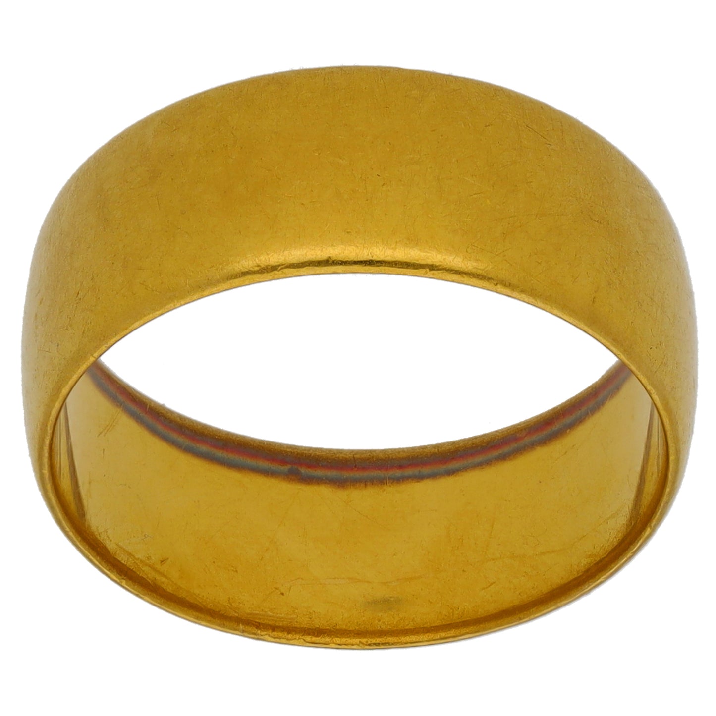 22ct Gold Plain Wedding Ring Size N