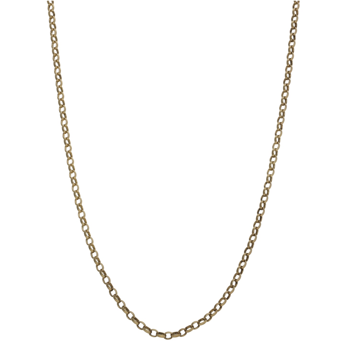 9ct Gold Belcher Chain 22"