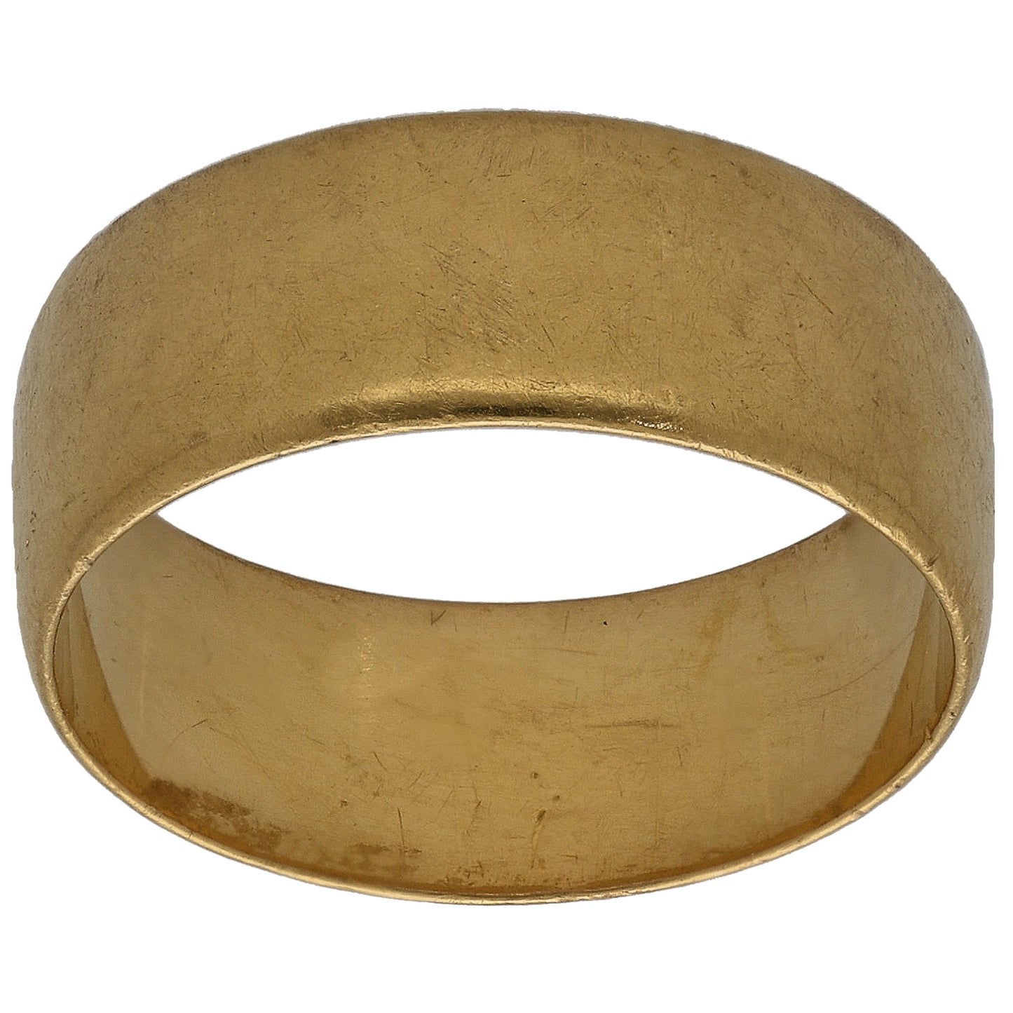 22ct Gold Plain Wedding Ring Size M