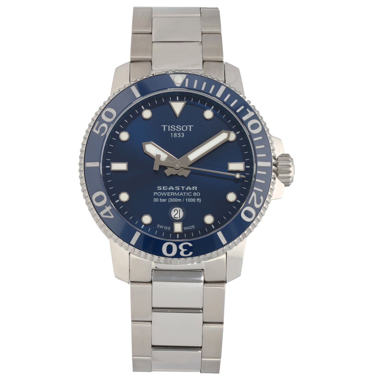 Tissot Seastar T120407A 43mm Stainless Steel Watch