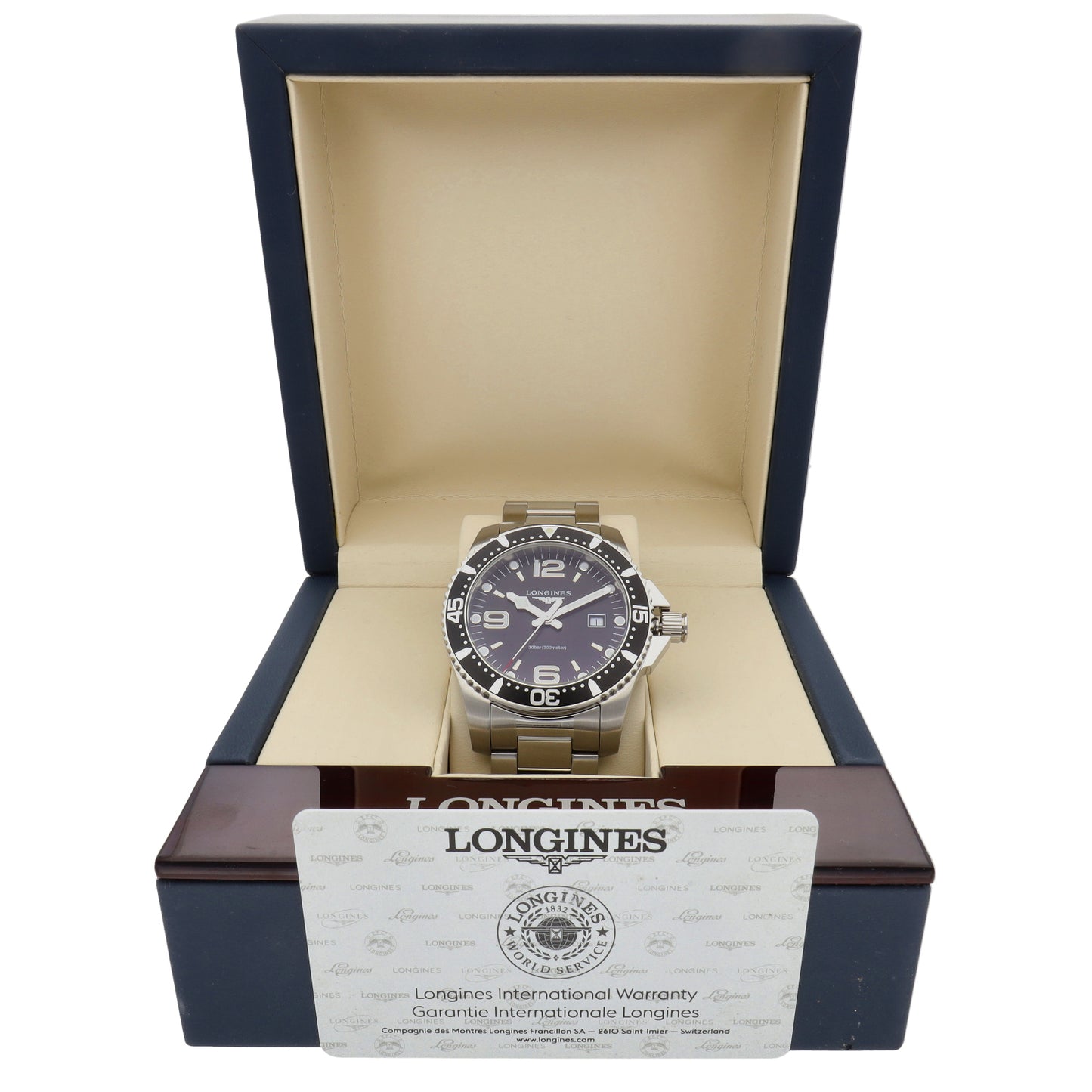 Longines Hydro Conquest L3.840.4 44mm Stainless Steel Watch