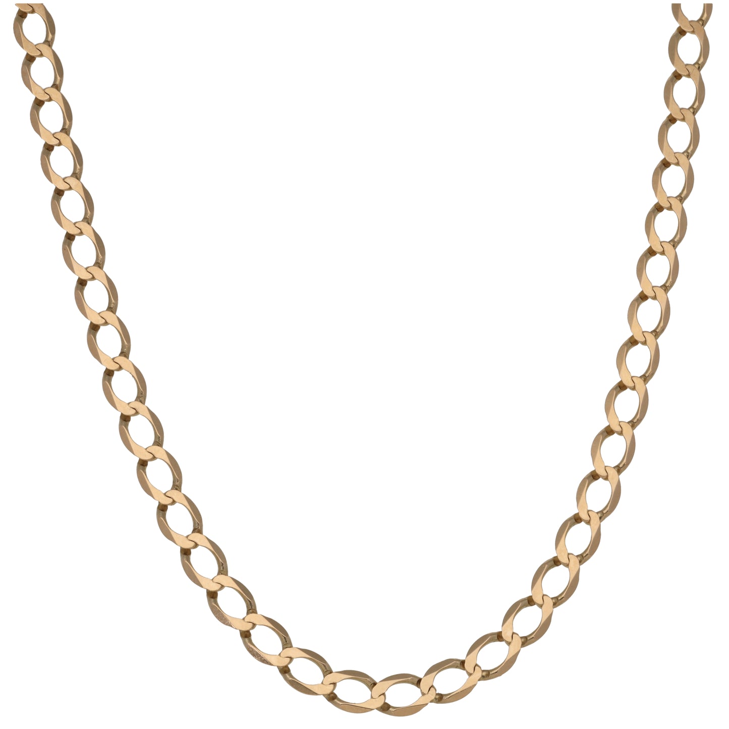 9ct Gold Curb Chain 20"