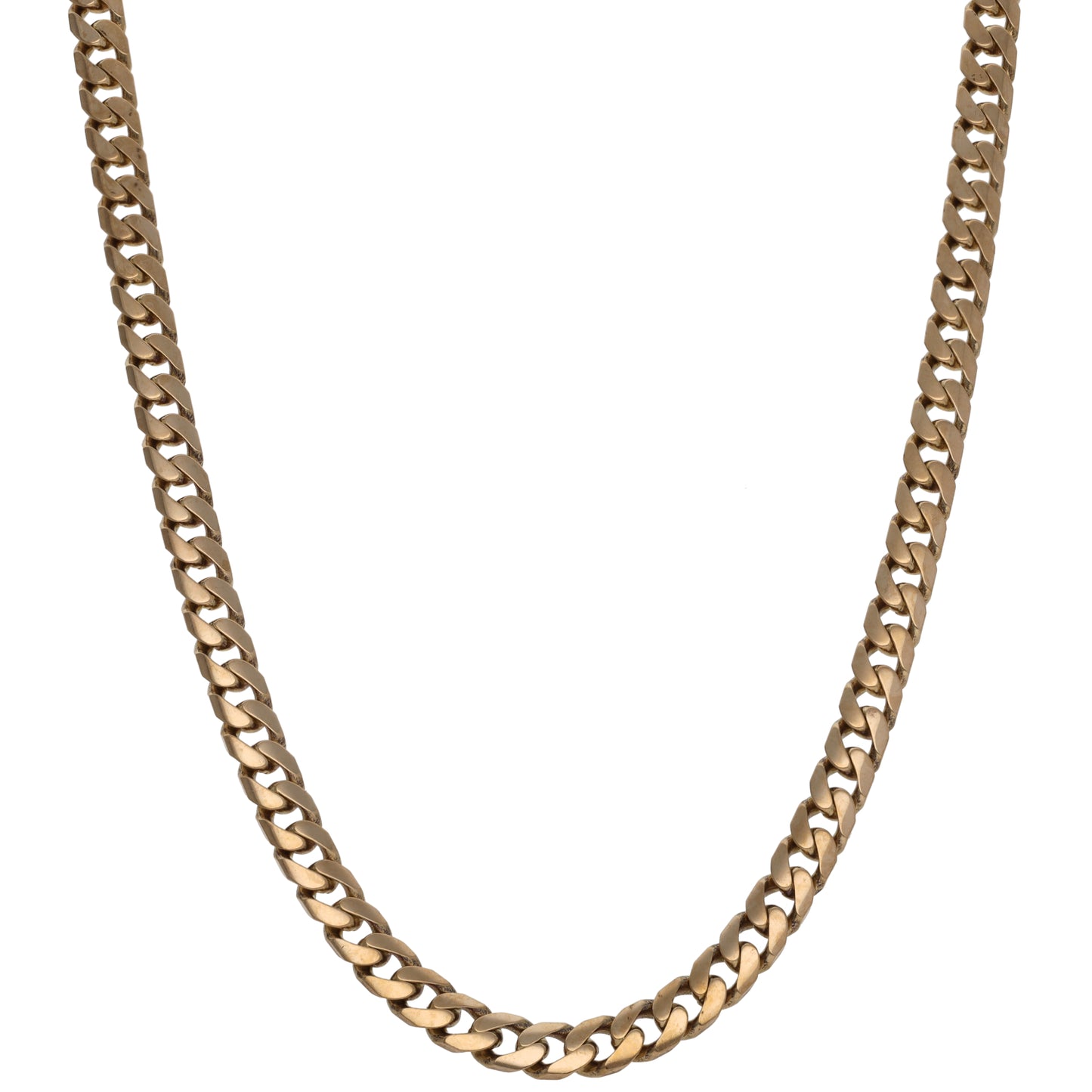 9ct Gold Curb Chain 18"
