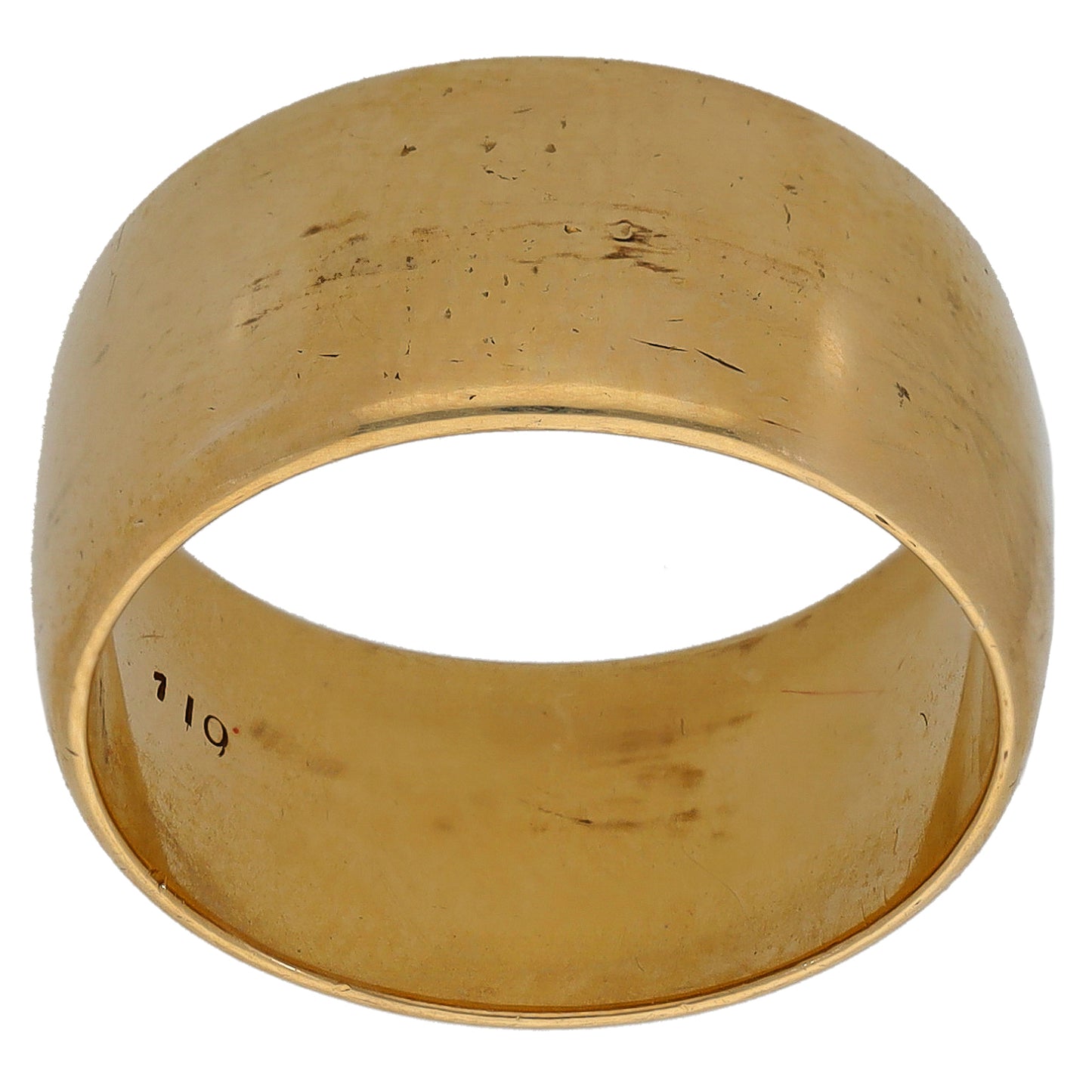 9ct Gold Plain Wedding Ring Size N