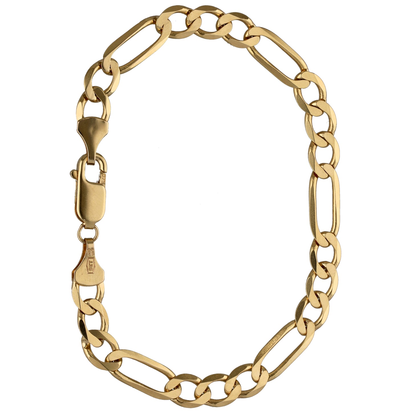 9ct Gold Figaro Bracelet