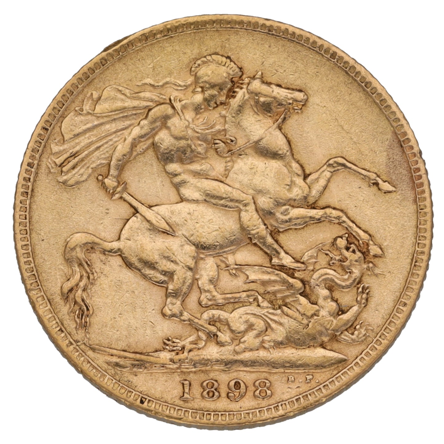 22ct Gold Queen Victoria Full Sovereign Coin 1898