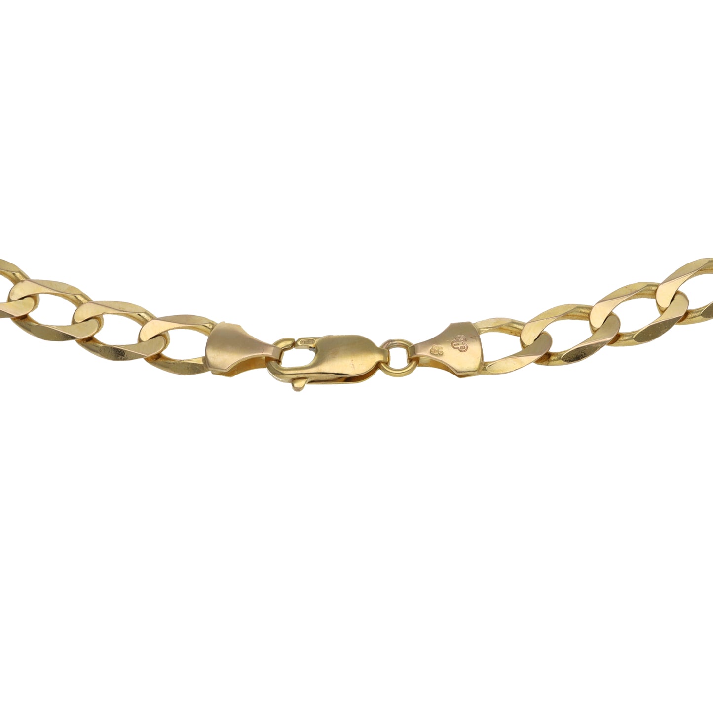 9ct Gold Curb Chain 20"