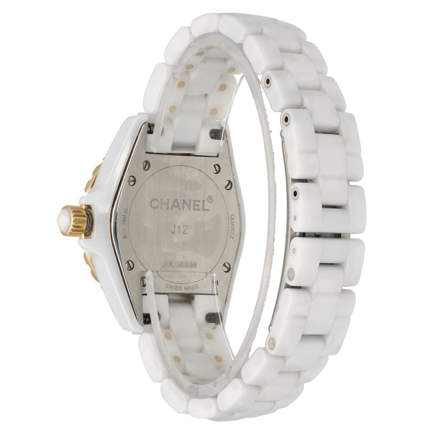 cahnel j12, white ceramic case and bracelet