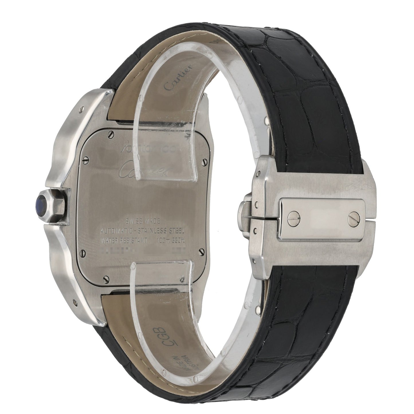 Cartier Santos 100 W20073X8 38mm Stainless Steel Watch