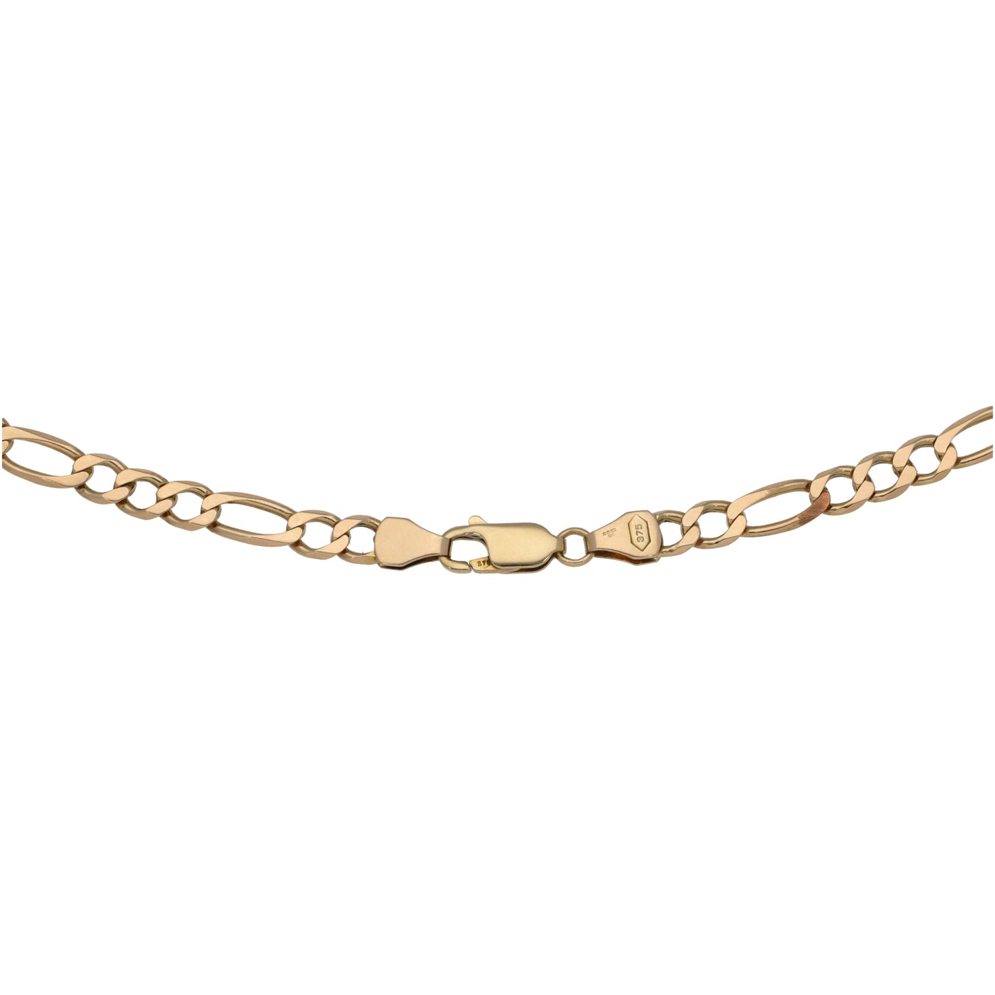 9ct Gold Figaro Chain 18"
