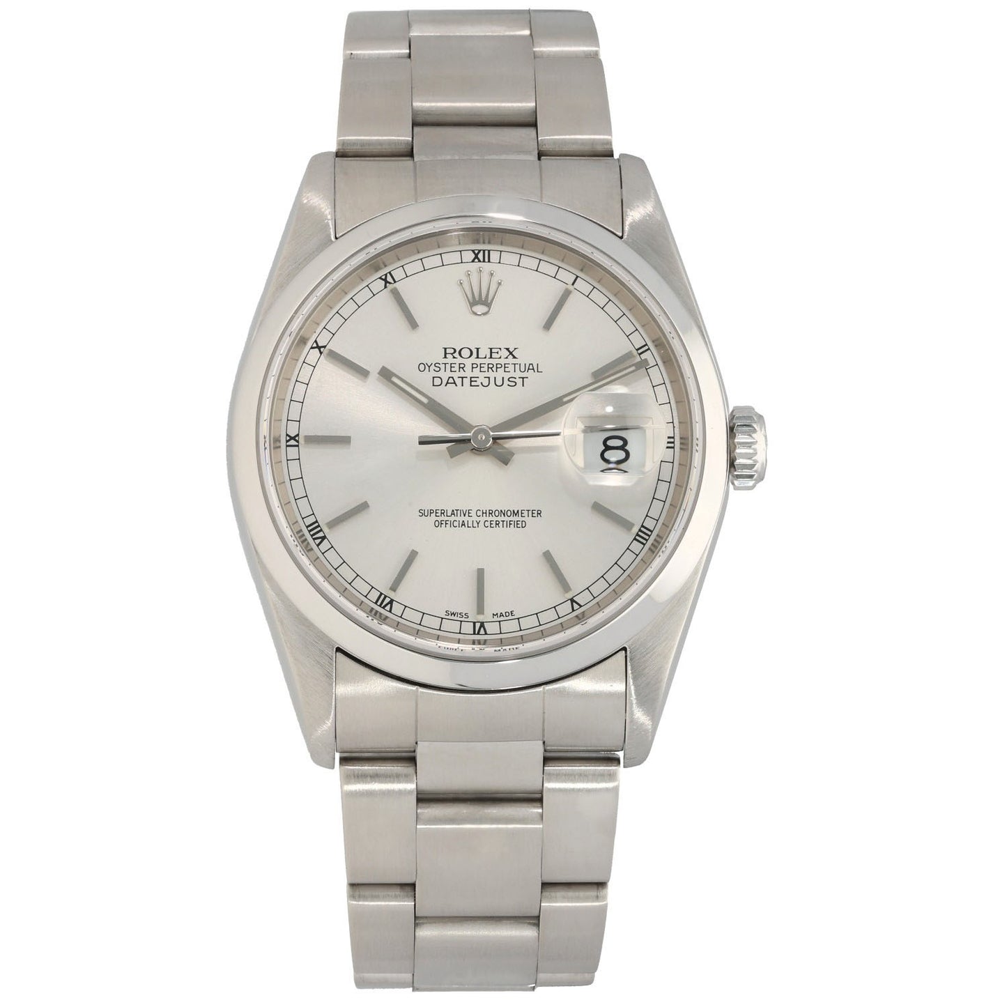 Rolex Datejust 16200 36mm Stainless Steel Watch