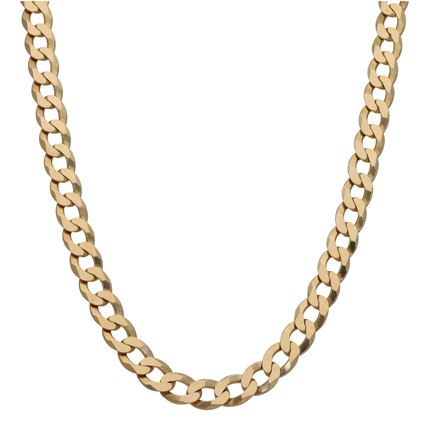 9ct Gold Curb Chain 20"