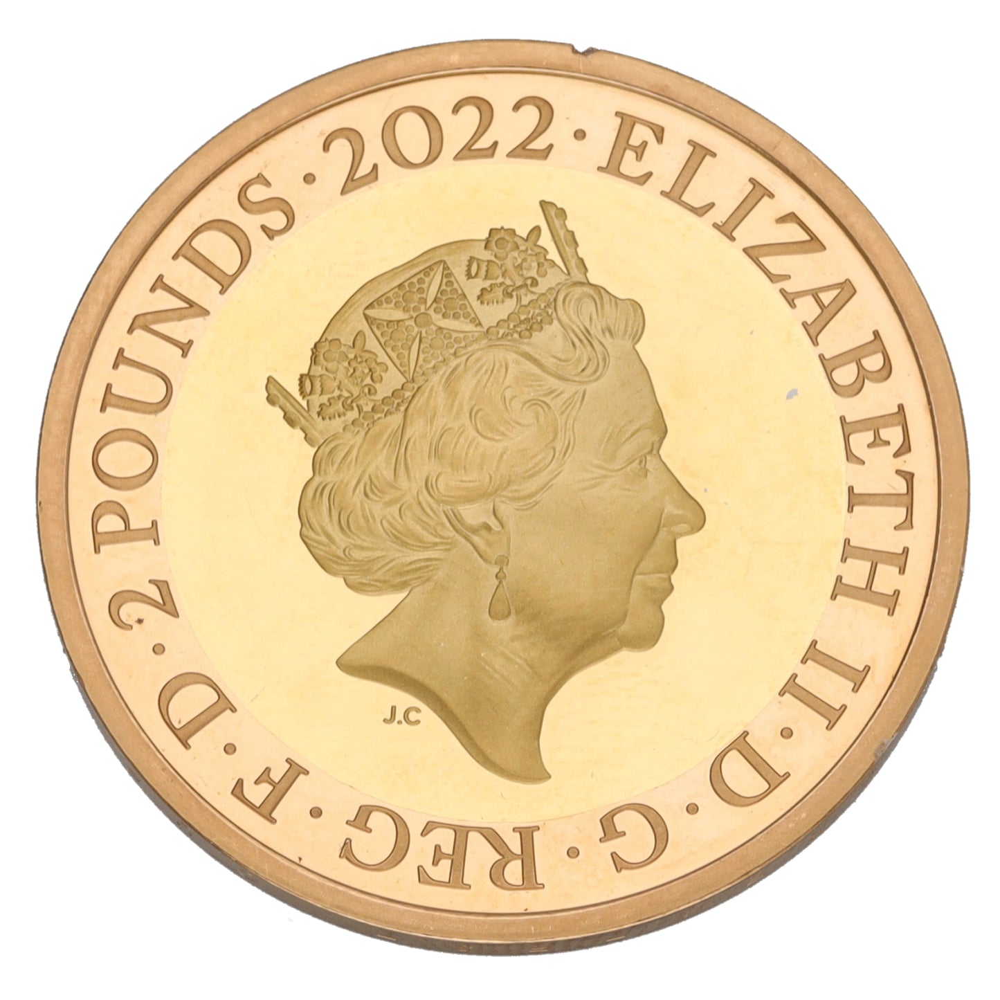 22ct Gold Celebrating 150 Years Of The FA Cup 2 Pounds Coin 2022
