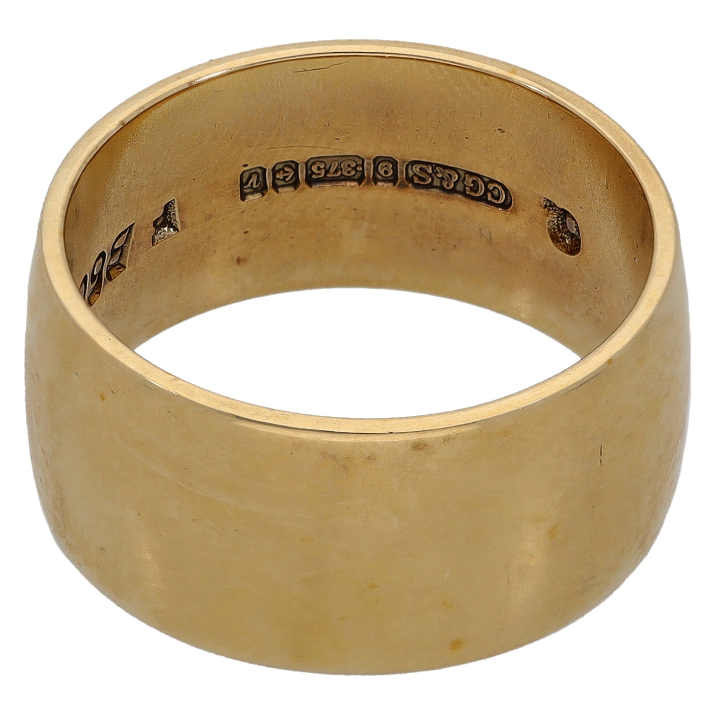 9ct Gold Plain Wedding Ring Size R