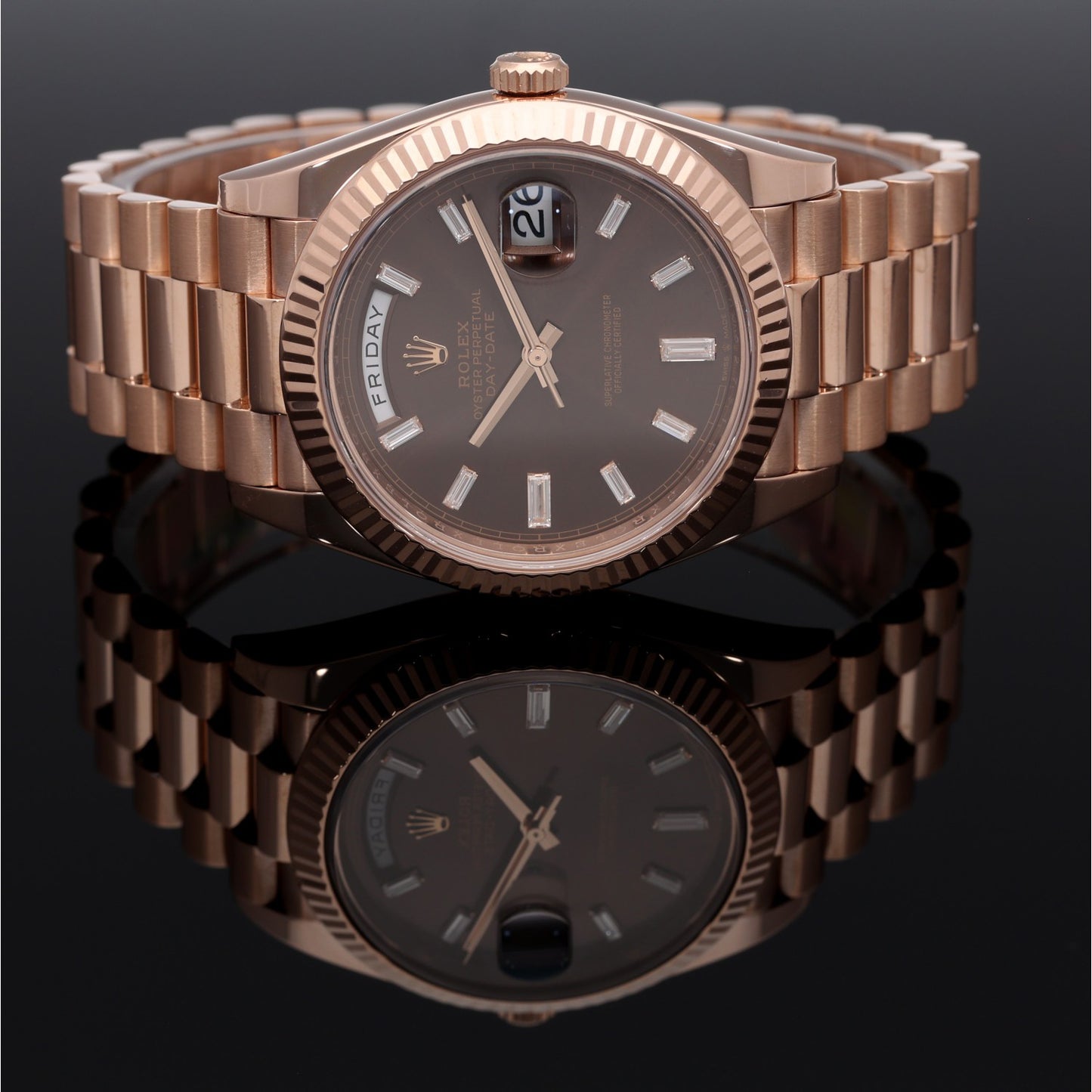 Rolex Day-Date 40 228235 40mm Rose Gold Watch