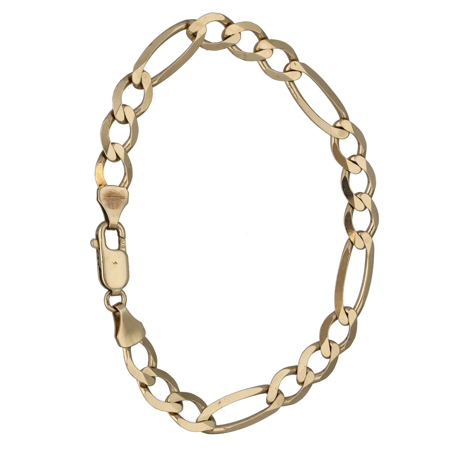 9ct Gold Figaro Bracelet