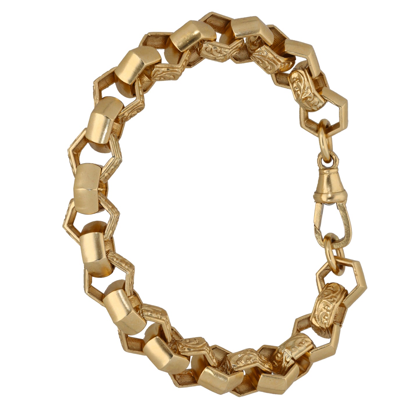 9ct Gold Belcher Bracelet