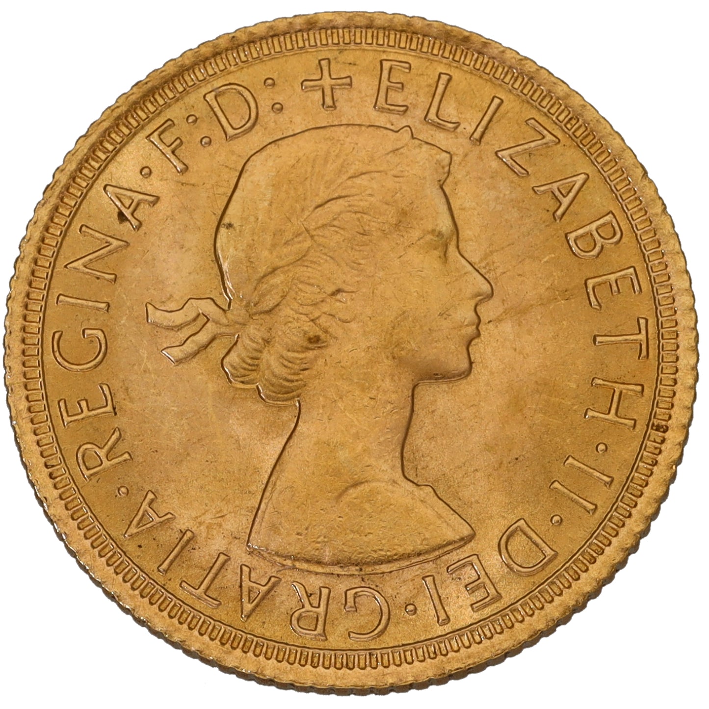22ct Gold Queen Elizabeth II Full Sovereign Coin 1967