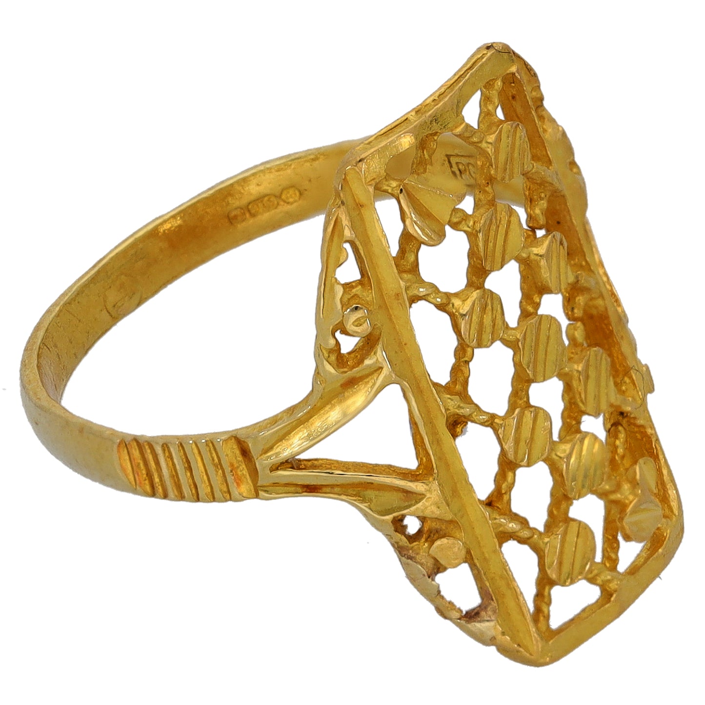 22ct Gold Alternative Ring Size O
