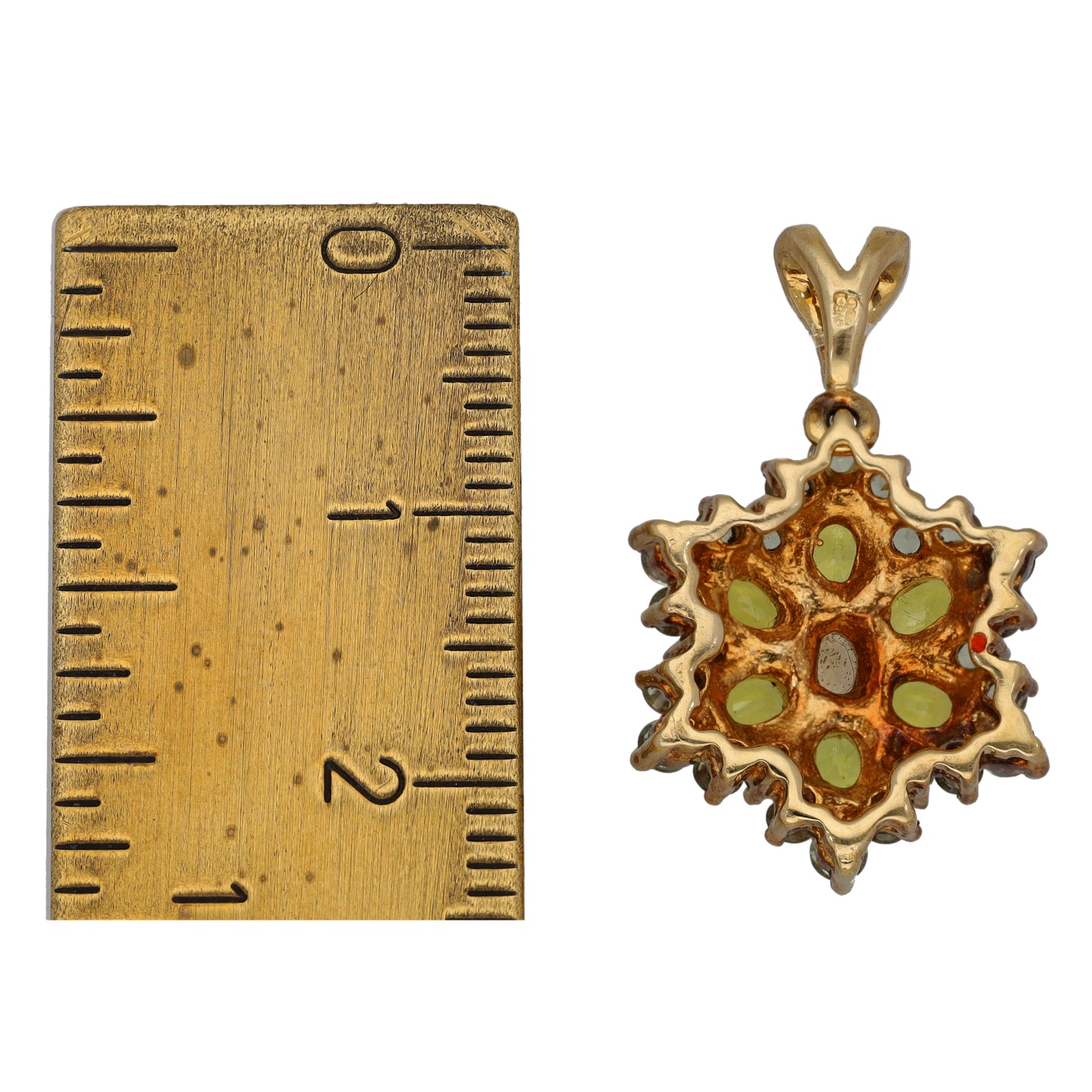 9ct Gold Sapphire Dress/Cocktail Pendant