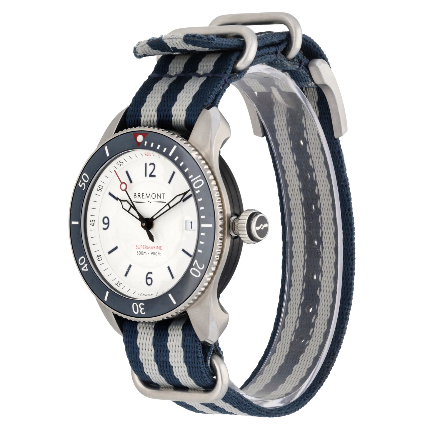 Bremont Supermarine S300-WH 40mm Stainless Steel Watch