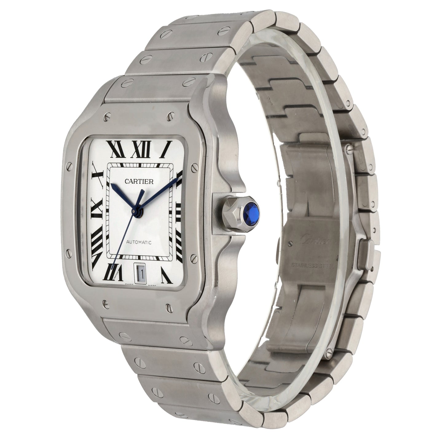 Cartier Santos 4072 39.8mm Stainless Steel Watch