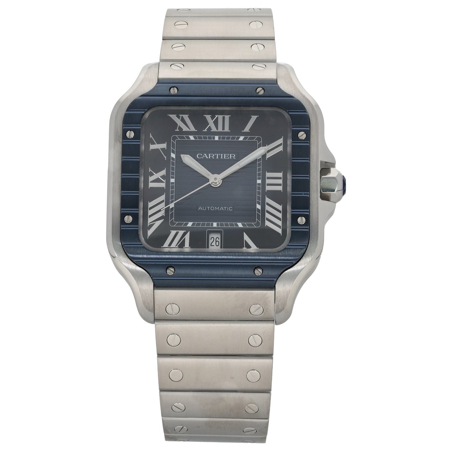 Cartier Santos WSSA0048 39.8mm Stainless Steel Watch