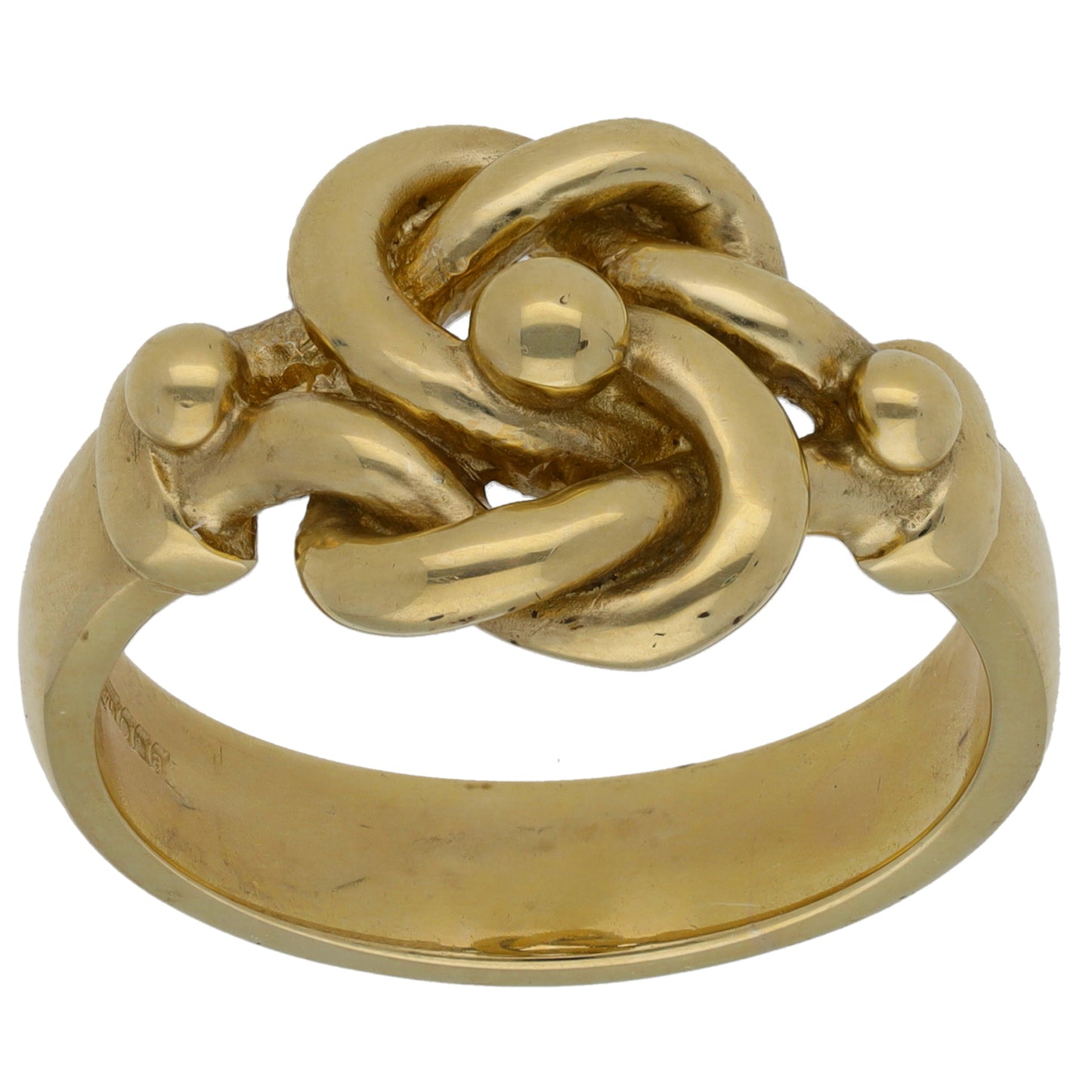 9ct Gold Knot Ring Size X