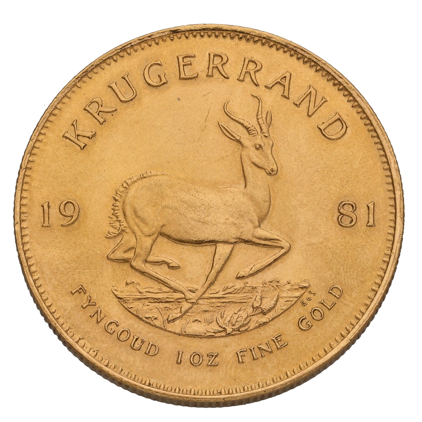 22ct Gold 1 OZ Krugerrand Coin 1981