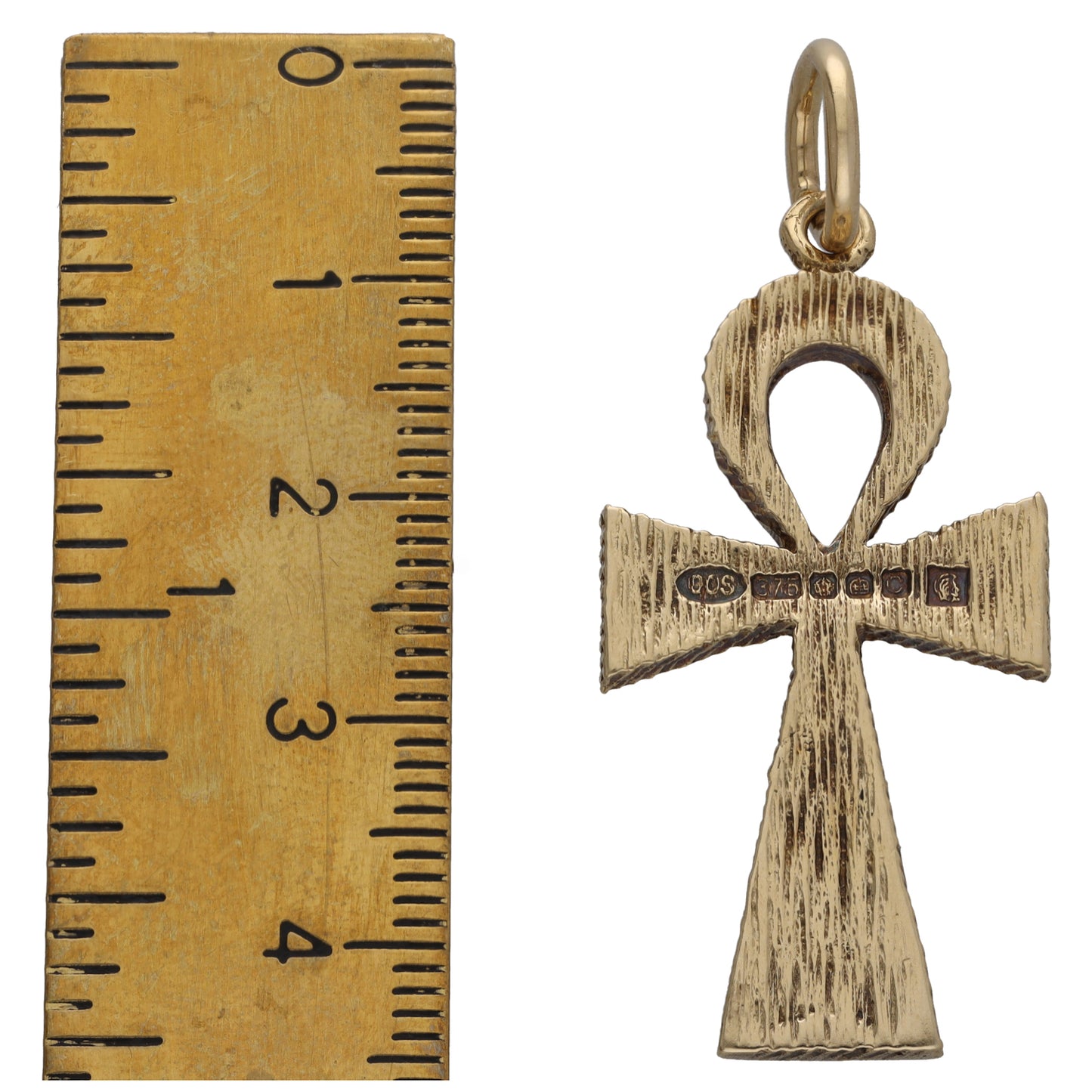 9ct Gold Ankh Cross Pendant