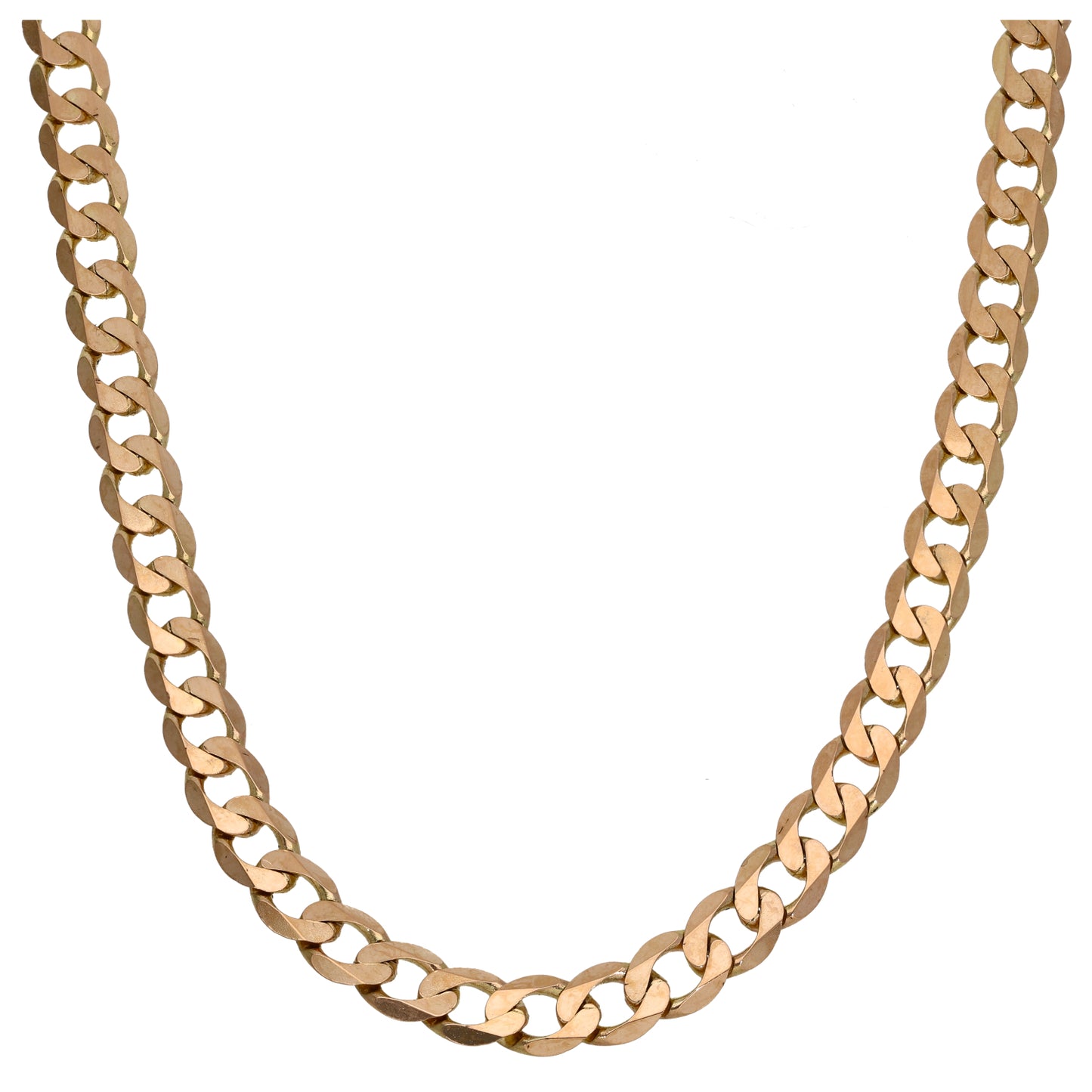 9ct Gold Curb Chain 20"