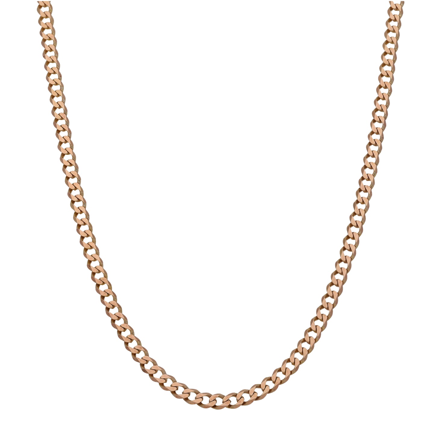 9ct Gold Curb Chain 22"