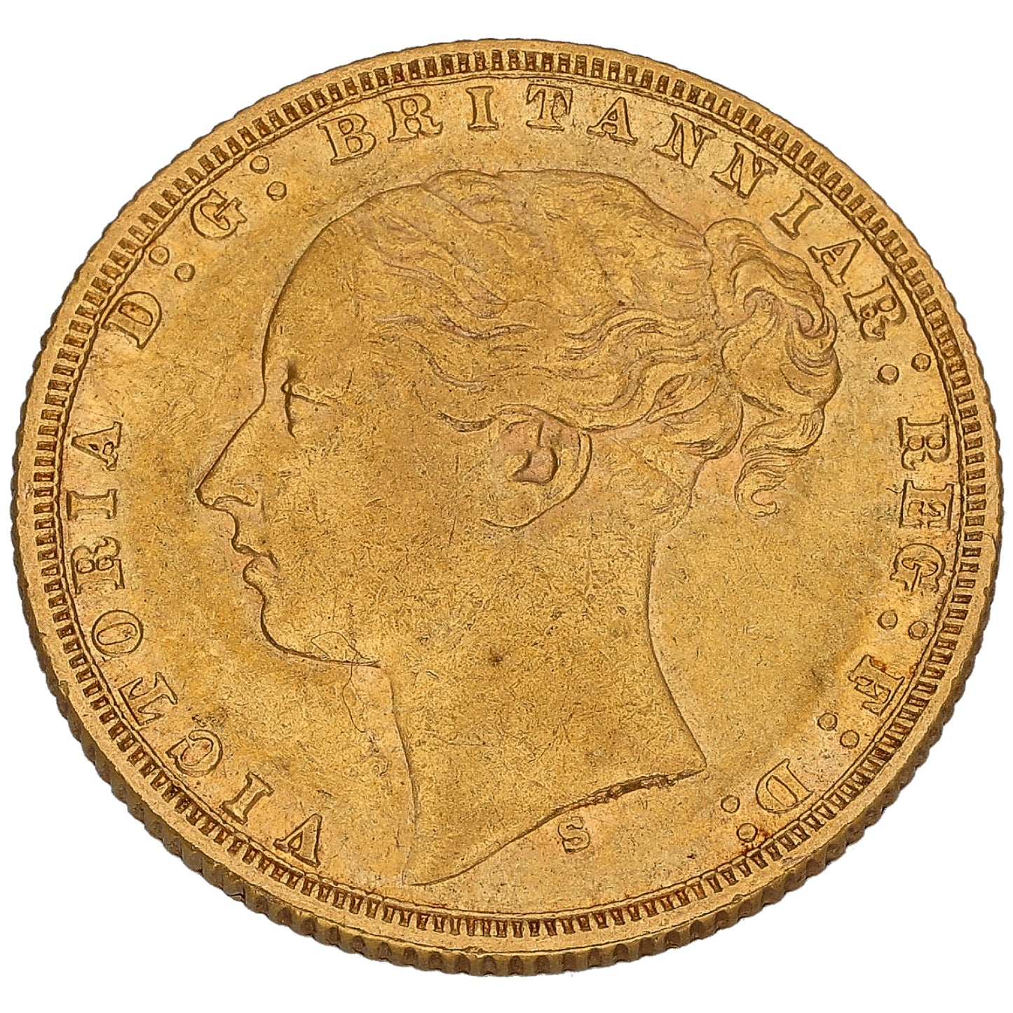 22ct Gold Queen Victoria Full Sovereign Coin 1875