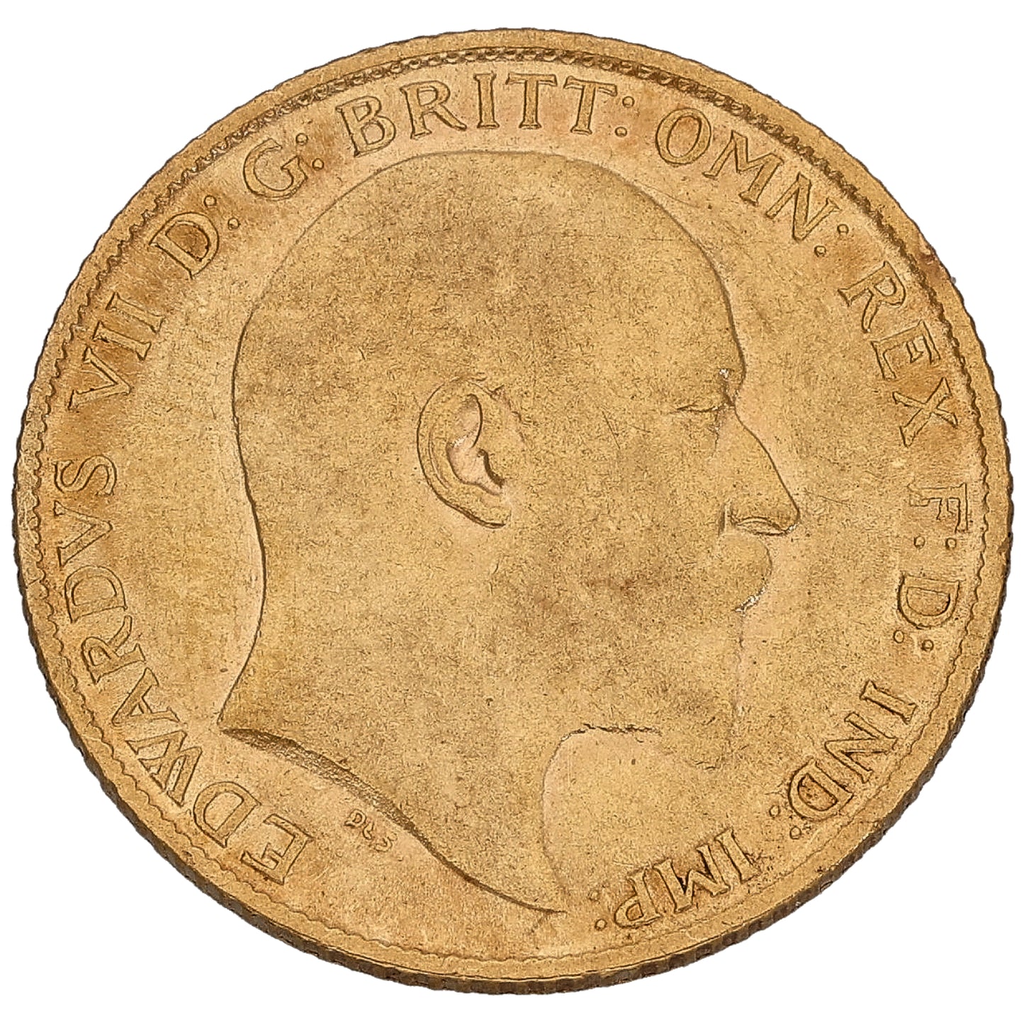 22ct Gold King Edward VII Half Sovereign Coin 1905