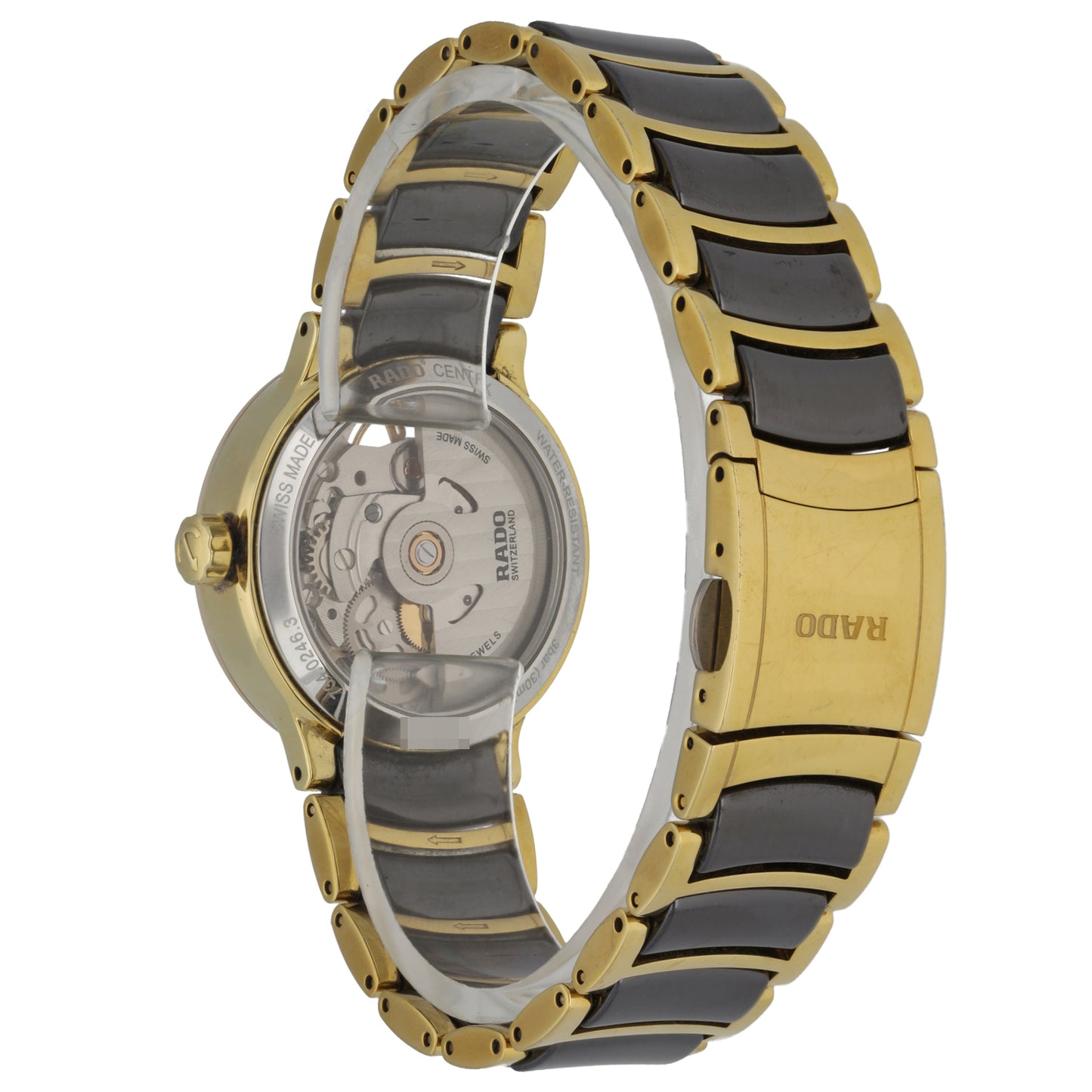 Rado Centrix Open Heart 734.0246.3 33mm Bi-Colour Watch