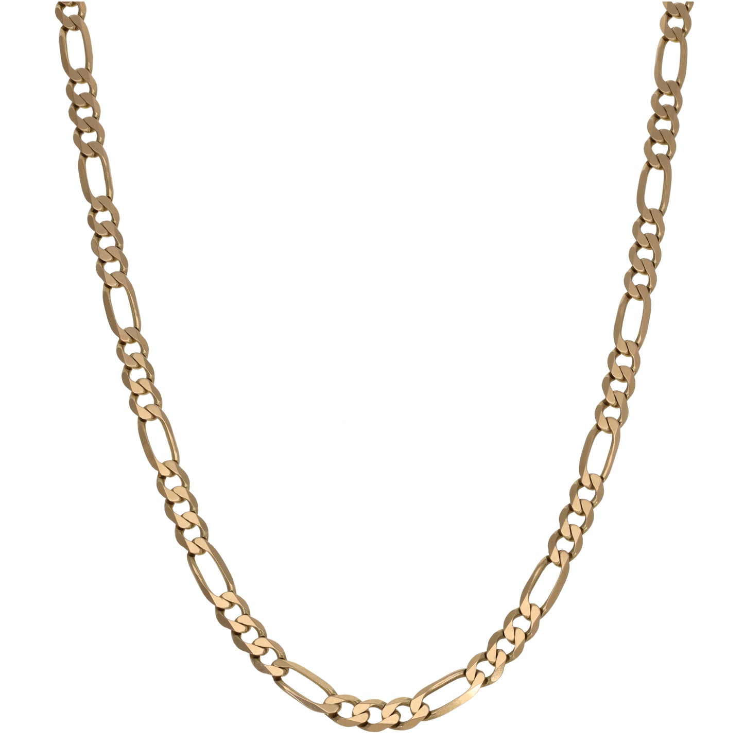 9ct Gold Figaro Chain 18"