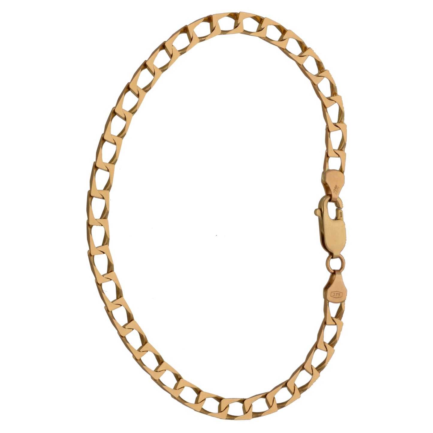 9ct Gold Curb Bracelet