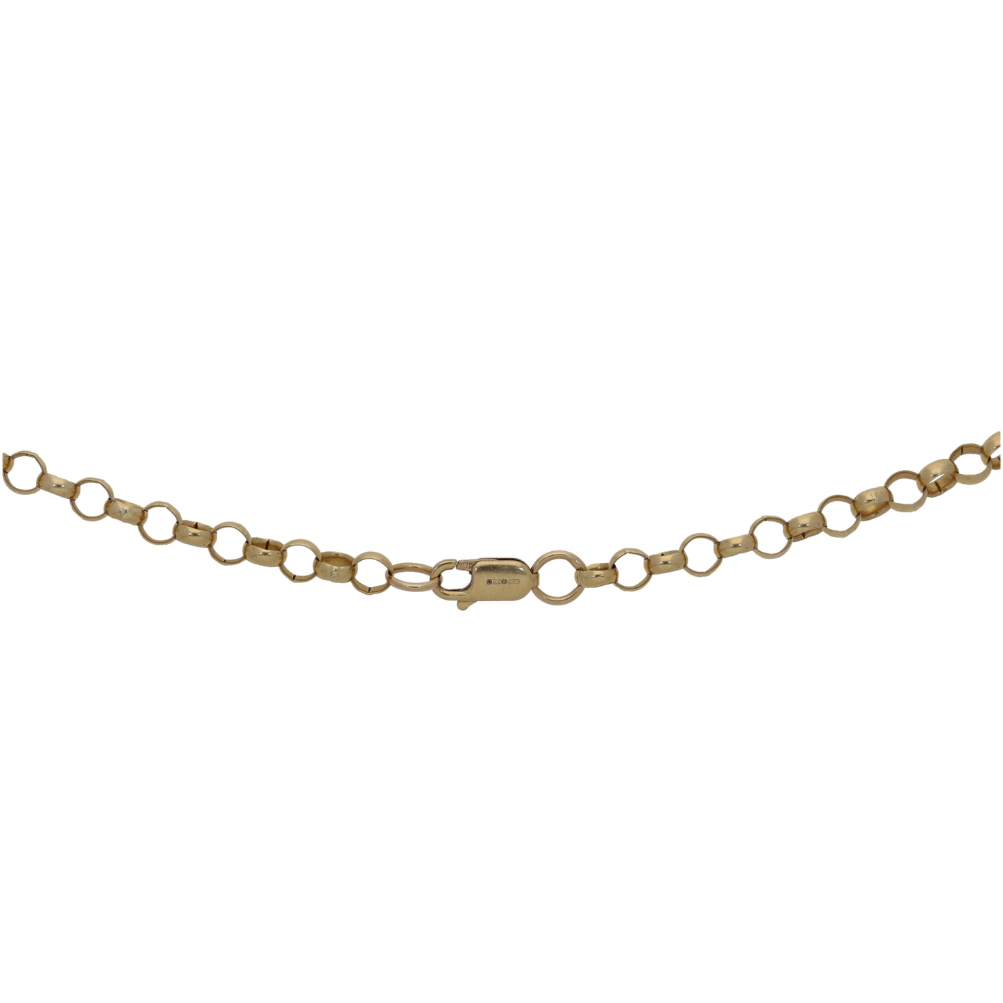 9ct Gold Belcher Chain 20"