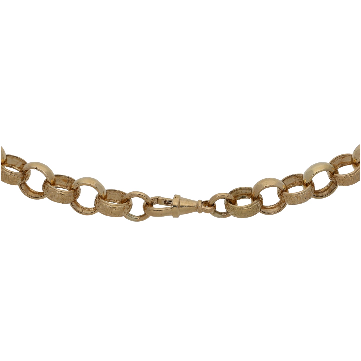 9ct Gold Belcher Chain 22"