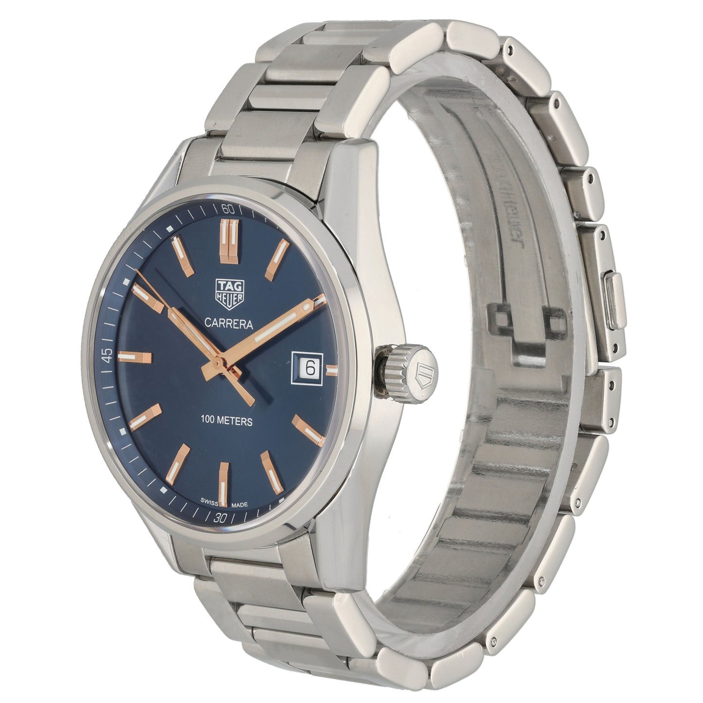 Tag Heuer Carrera WAR1112 39mm Stainless Steel Watch