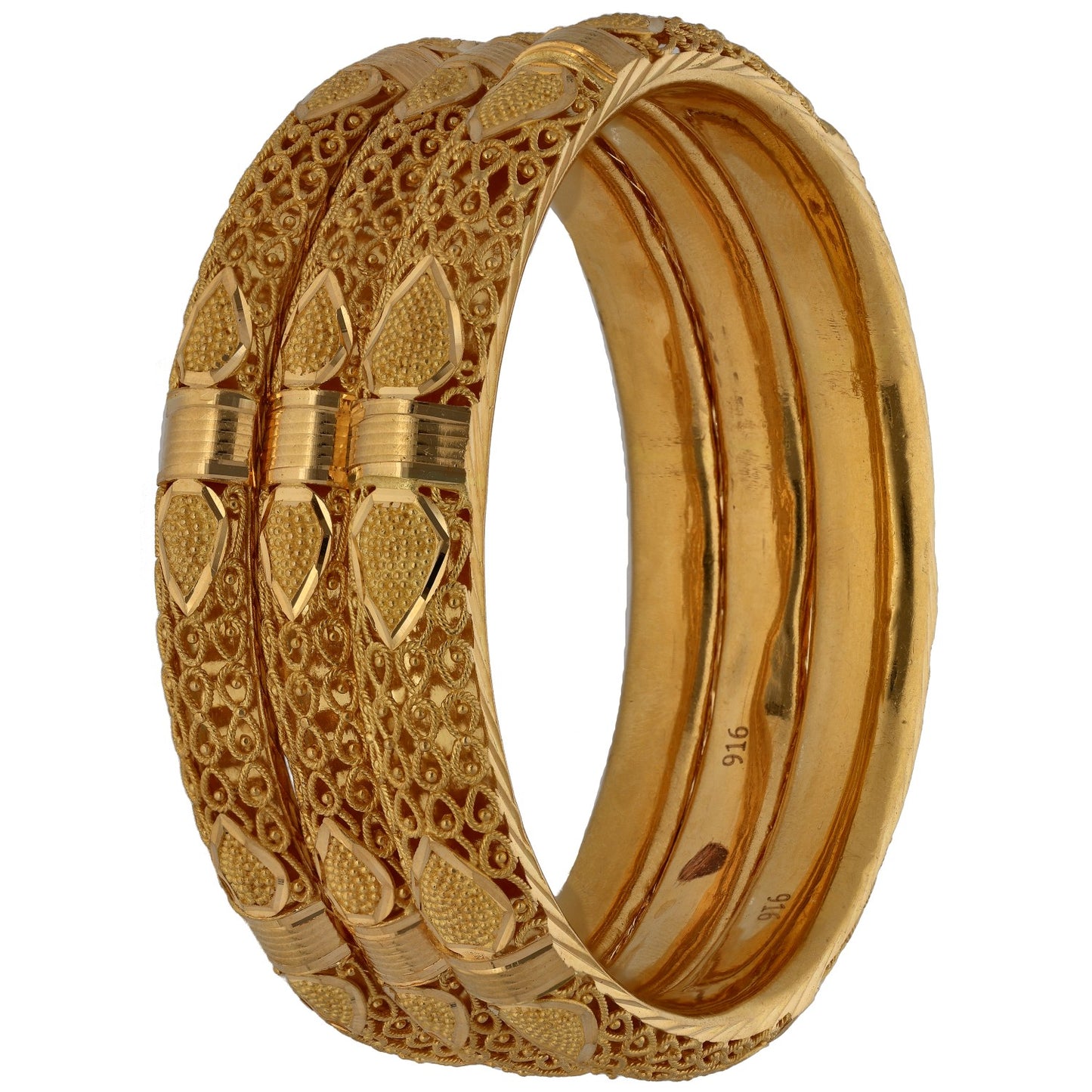 22ct Gold Set of Bangles