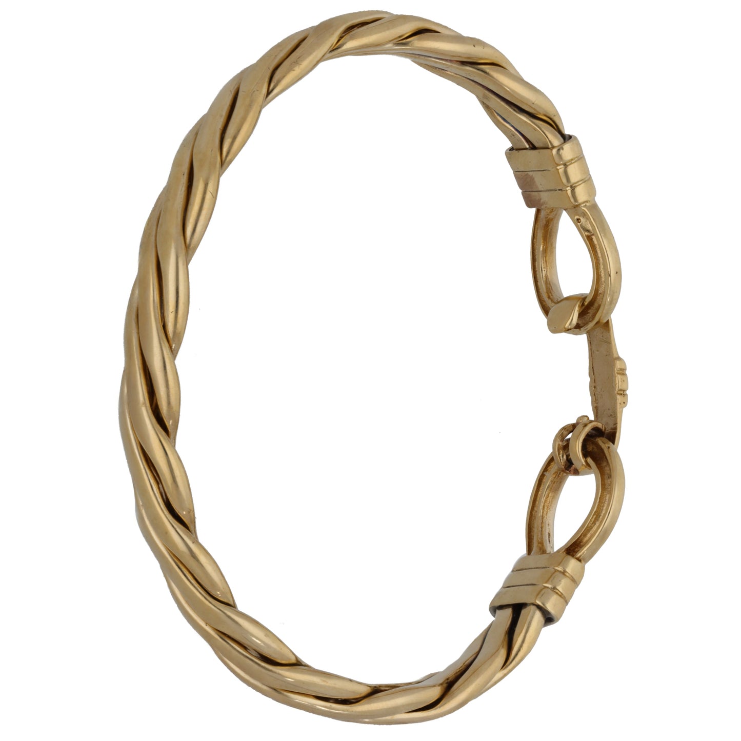 9ct Gold Hinged/Clasp Bangle