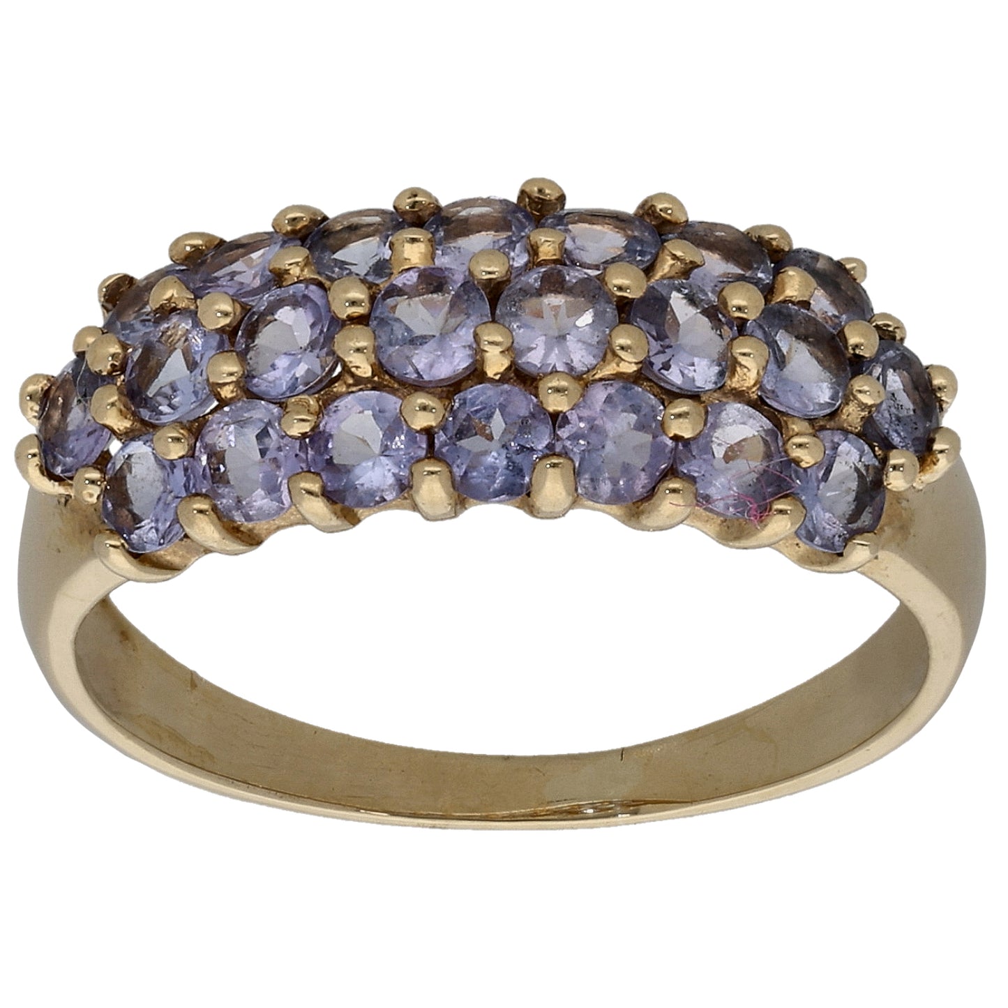 9ct Gold Tanzanite Dress/Cocktail Ring Size N